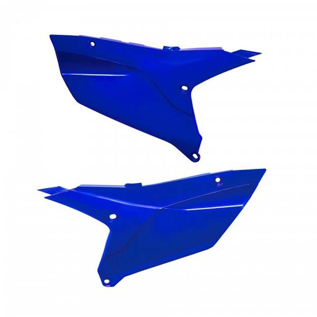 Щиток бокового номера Polisport для Yamaha YZ450F 23-, YZ250F 24- синий