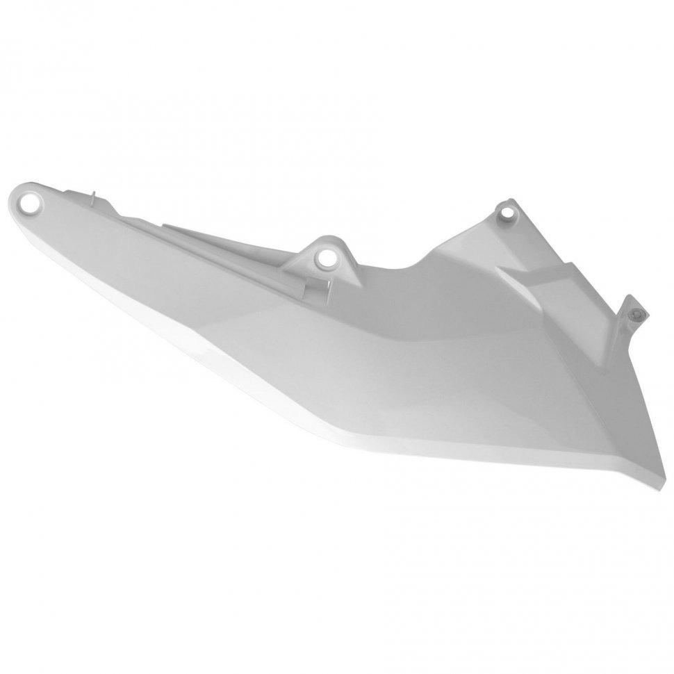 Щиток бокового номера Polisport для KTM SX, SX-F, XC-F 16-18, EXC, EXC-F, XC-W, XCF-W 17-19 белый