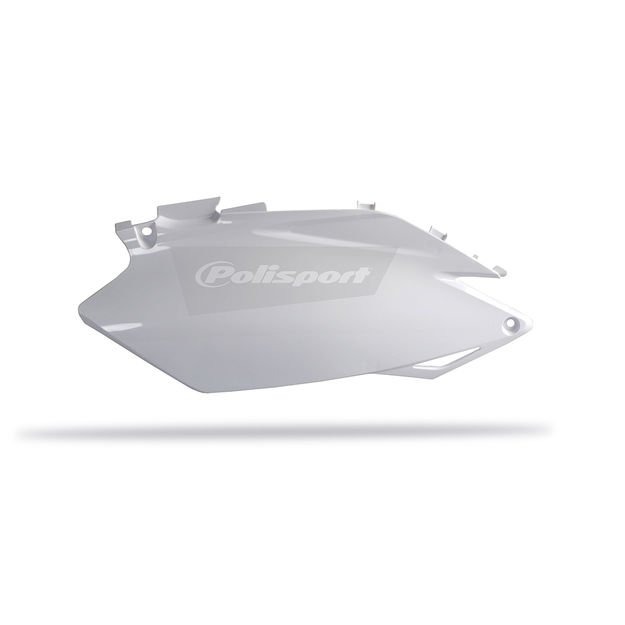 Щиток бокового номера Polisport для Honda CRF250R 11-13, 450R 11-12 белый