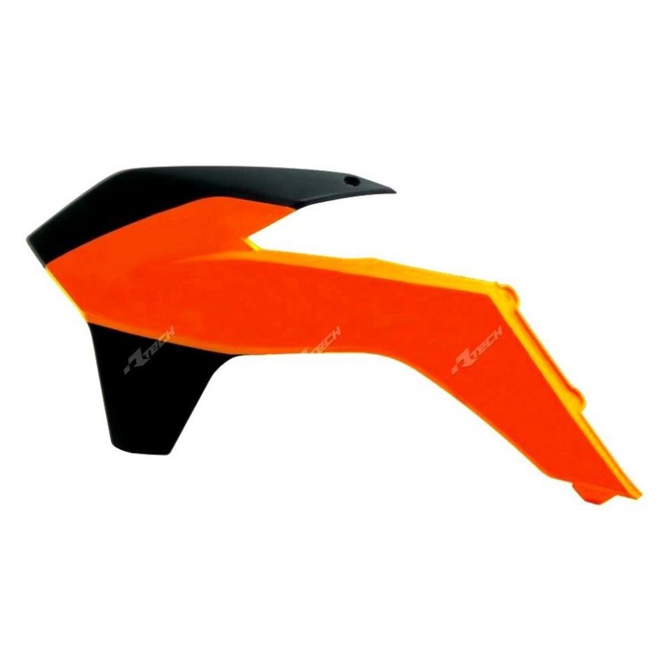 RTech R-CVKTMARNR13 Боковины радиатора SX125-150 13-15, SX250 13-16, SXF250-450 13-15, EXC-EXCF 14-16 оранжево-белые