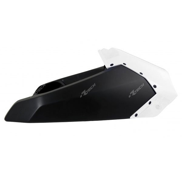 RTech R-CVYZFBNNRU1 Боковины радиатора верхние Yamaha YZF450 14-17, YZF250 14-18, WRF250 15-19, WRF450 16-18 бело-черные