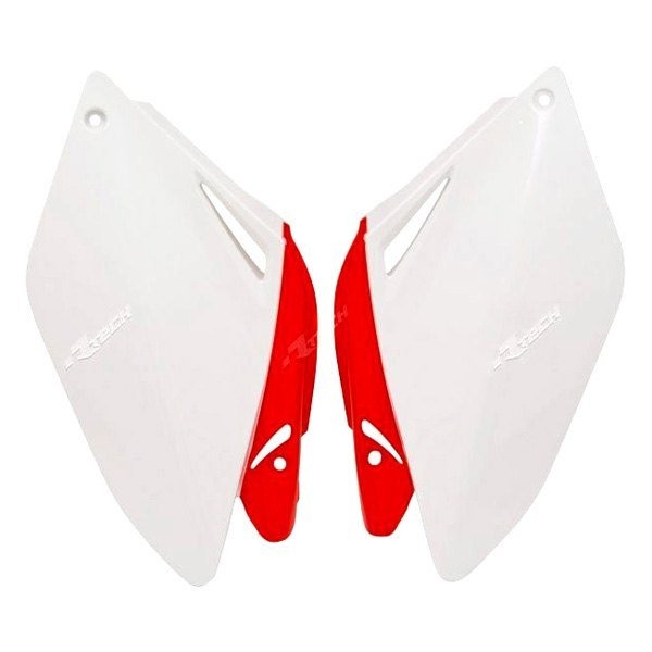 RTech R-FICRFBNRS06 Боковины задние CRF250R 06-09 бело-красные