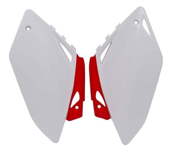 Боковины задние CRF450 07-08 бело-красные