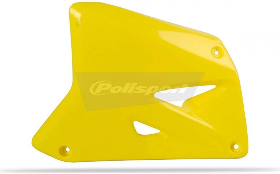 Обтекатель радиатора Polisport для Suzuki RM85 02-19 желтый