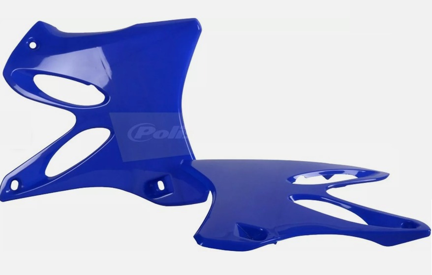 Обтекатель радиатора Polisport для Yamaha YZ125-250 02-14 синий
