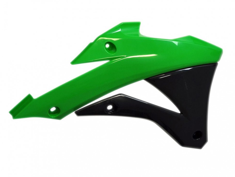Боковины радиатора KX85-100 14-18 черно-зеленые