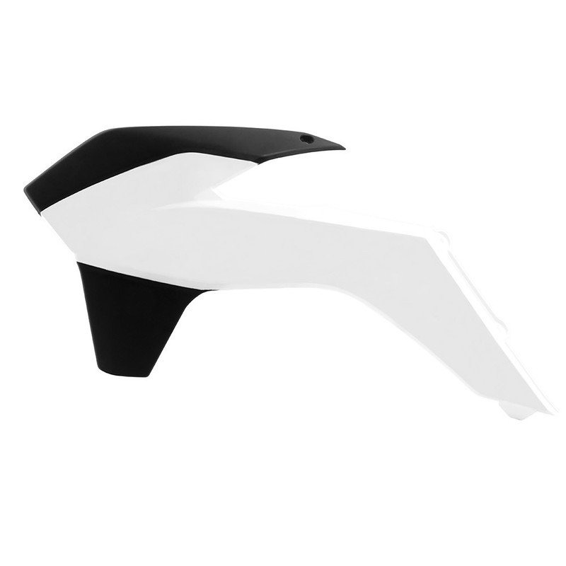 RTech Боковины радиатора SX125-150/SXF250-450 13-15, SX250 13-16, EXC-EXCF125-500 14-16 бело-черные