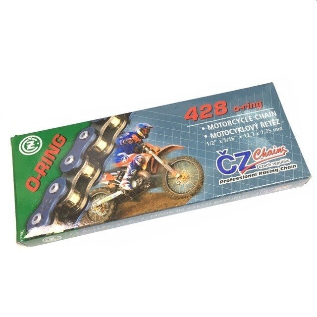Цепь привода CZ Chains 428 OR - 124 звена (O-Ring)
