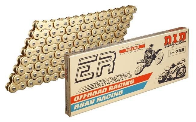 Цепь DID 520ERV3 G&G золотая 116