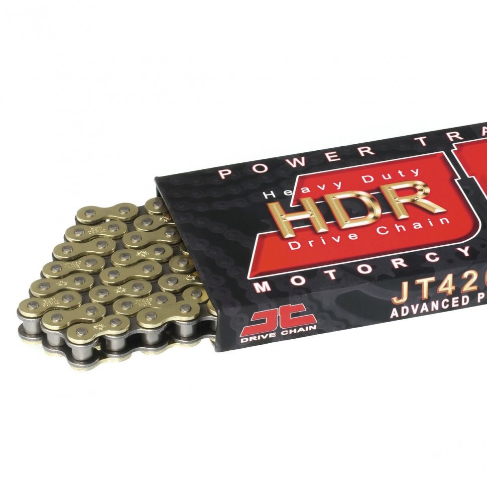 Цепь JTC 420HDR GB золотая 110 звеньев