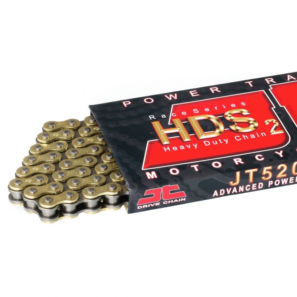Цепь JTC 520HDS GB золотая 116 звеньев