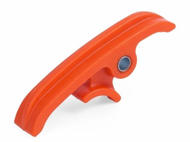Polisport Нижний слайдер цепи KTM SX, SX-F, XC-F 11-15, EXC, EXC-F 12-16, HQV TC, FC 14-15, TE, FE 14-16 оранжевый