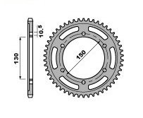 Звезда задняя PBR 300 47 C45T (JTR300.47) (закаленная)