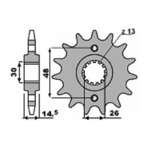 Звезда передняя PBR 339 C18 18NC (JTF339.18)
