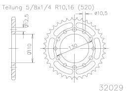 Звезда задняя приводная Esjot 50-32029 43 зуба (JTR486.43)