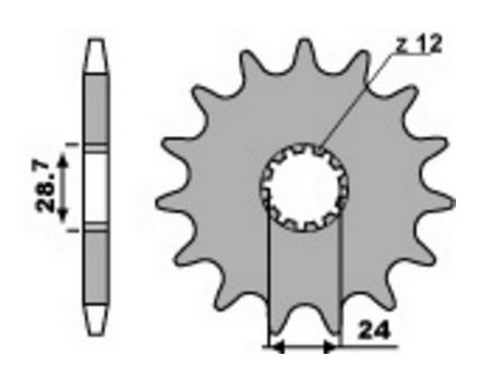 Звезда передняя PBR 526 C17 18NC (JTF517.17)