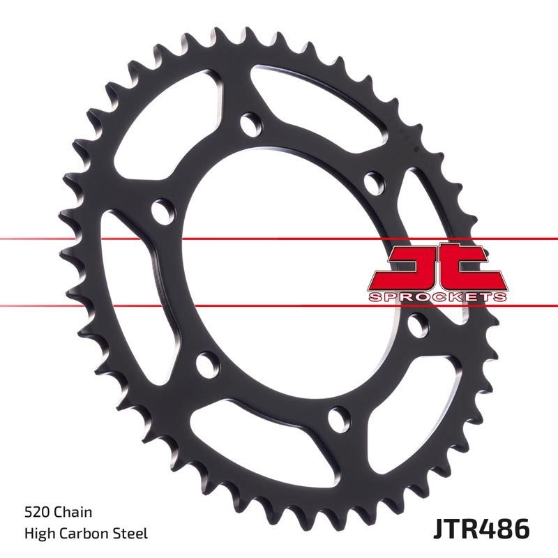 Звезда задняя JTR486.43ZBK черная