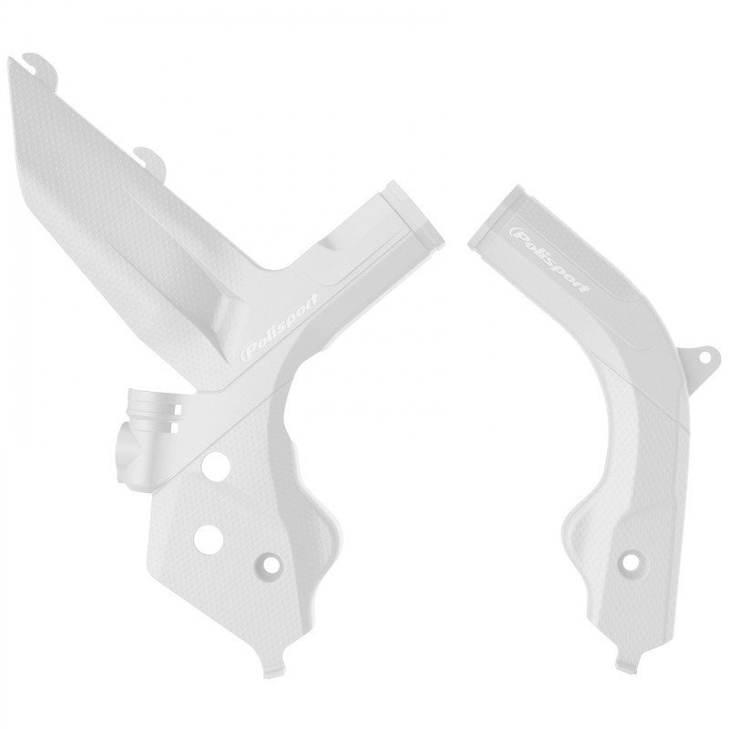 Защита рамы Polisport KTM SX 19- 22, EXC 20-22 белая