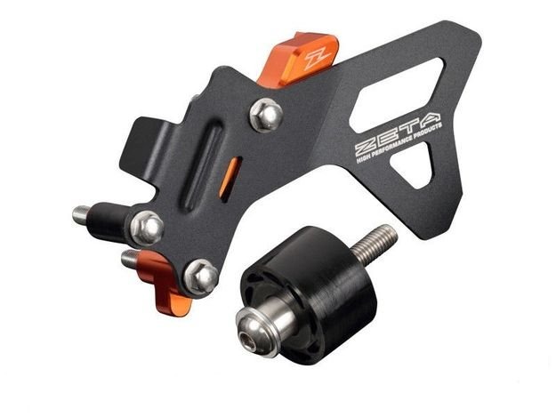 Защита картера Zeta под мотоциклы KTM 450EXC-F 17-19 оранжевая