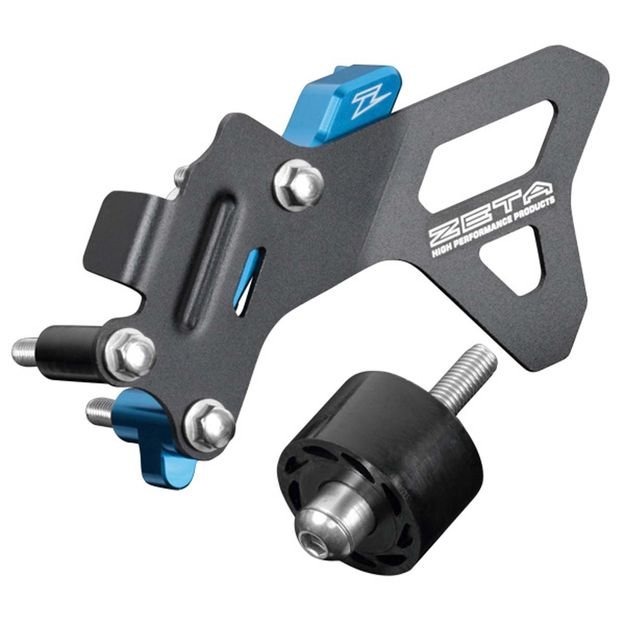 Комплект защиты картера от цепи + ролик Zeta Husky FC250/350,TC/TE/FE/TX/FX250/350 H.Blue