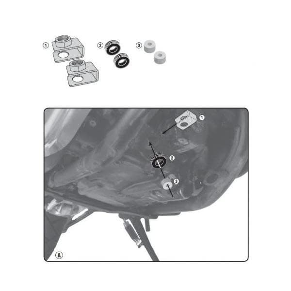 Kappa RP1144KIT Комплект для установки защиты картера