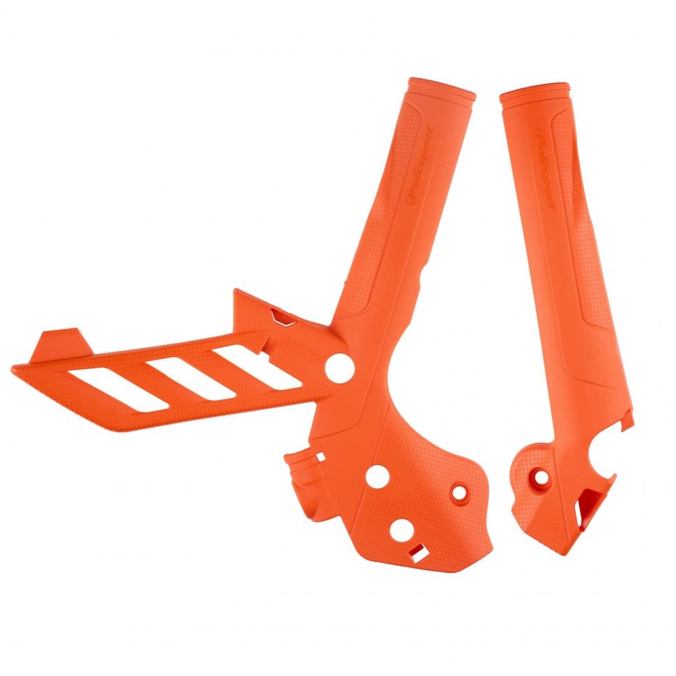 Защита рамы Polisport для KTM SX, SX-F 11-15, XCF-W, XC-W, EXC 12-16 оранжевая
