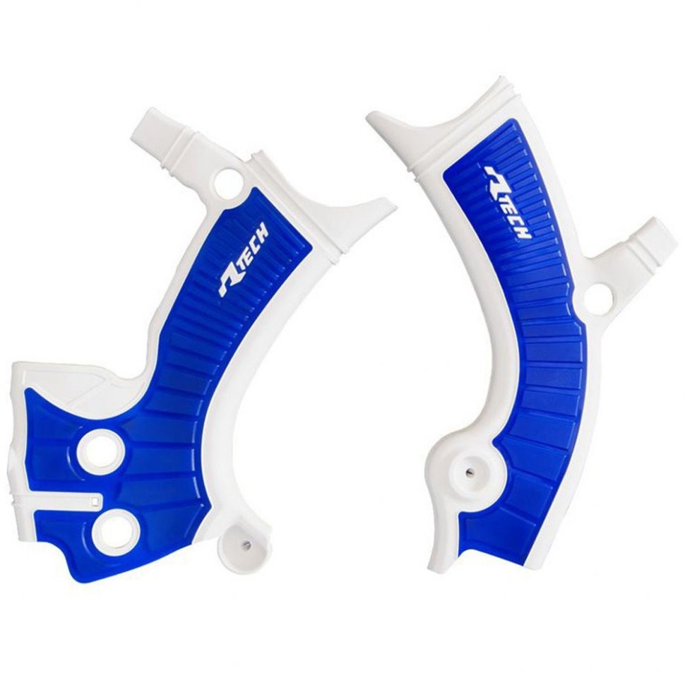 RTech R-PRTYZFBNBL1 Защита рамы Yamaha YZ250F/WR450F 19-22, YZ450F 18-22, WR250F 20-22 бело-синяя