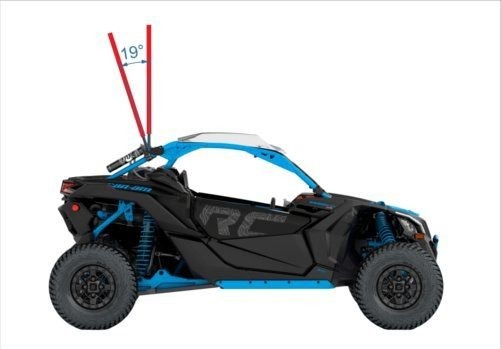 Storm Держатель флагштока для Can-Am (BRP) Maverick X3 2017-