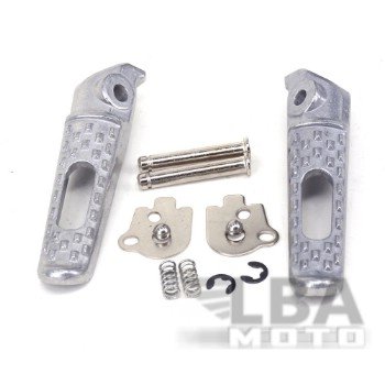 Подножки задние для мотоциклов Honda CBR600RR 05-22, CBR1000RR 04-16 серебряные