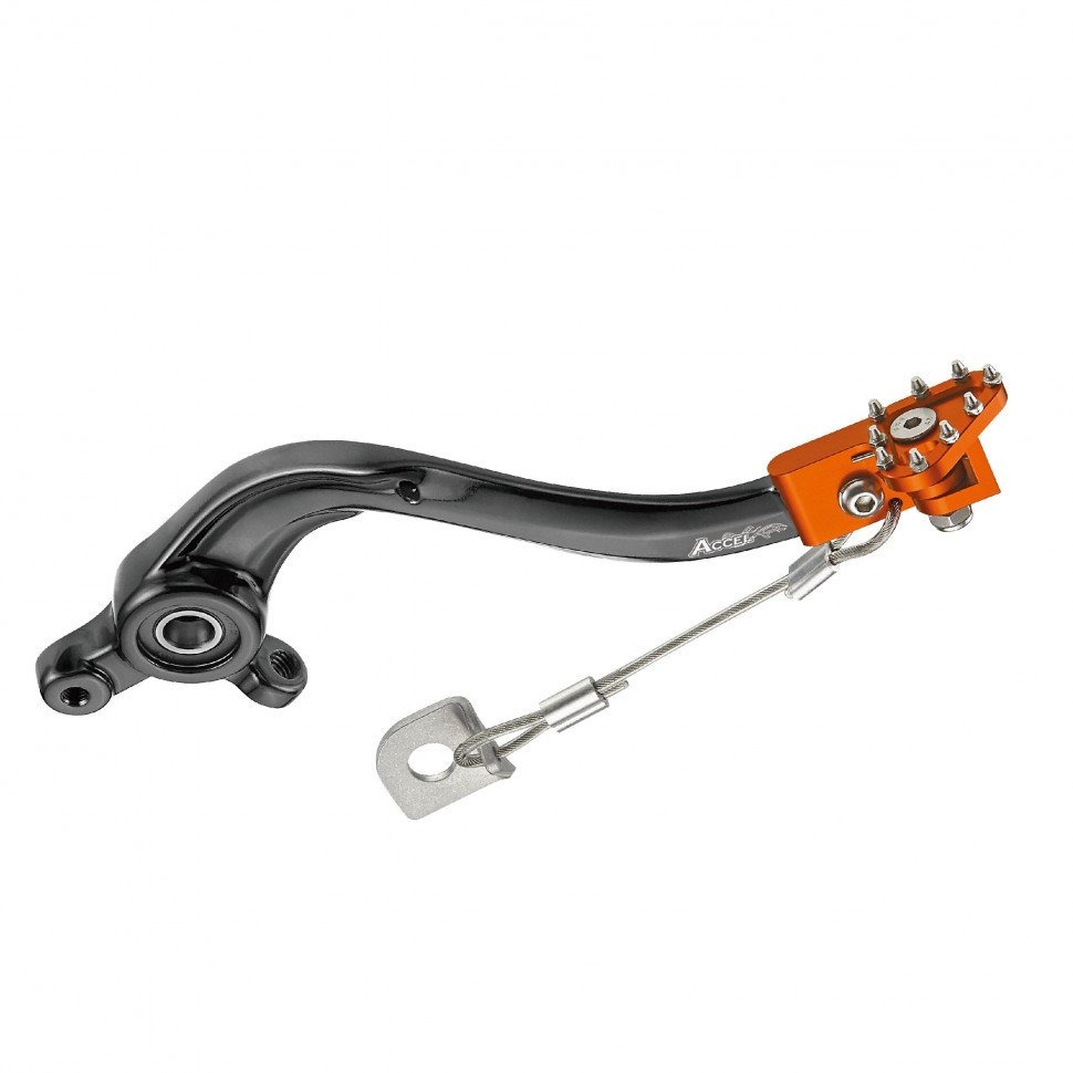 Accel Педаль заднего тормоза KTM/Husqvarna SX-F 250/350/450 16-22б FE 450/501 17-22 черный/оранжевый