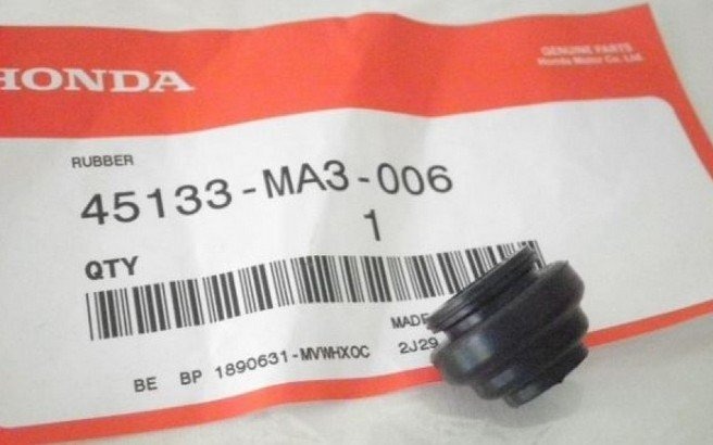 Пыльник направляющей тормозного суппорта Honda OEM 45133-MA3-006