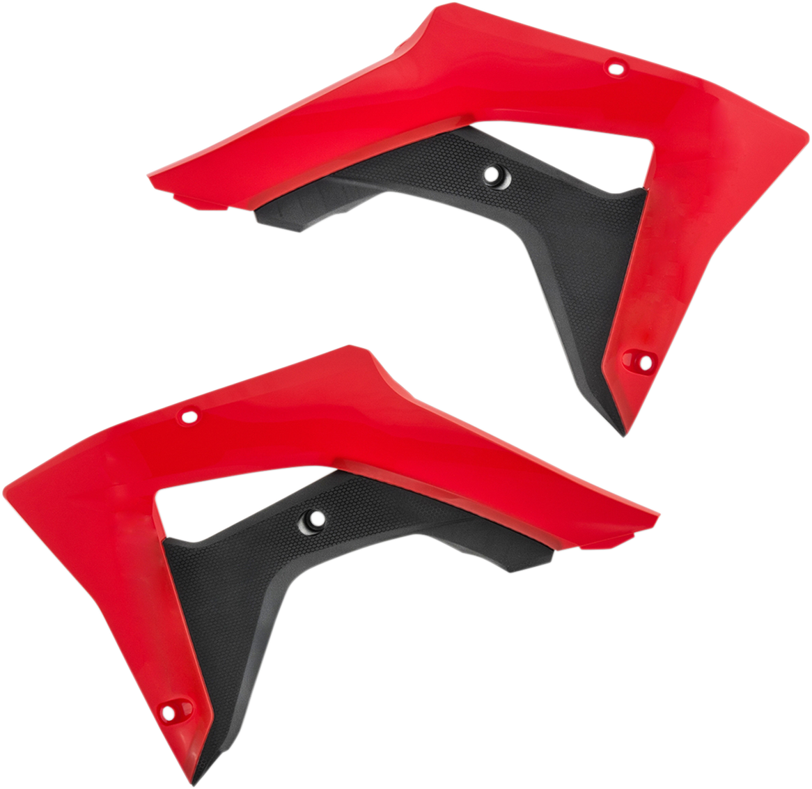 Radiator Shrouds - Red/Black - CRF450RX