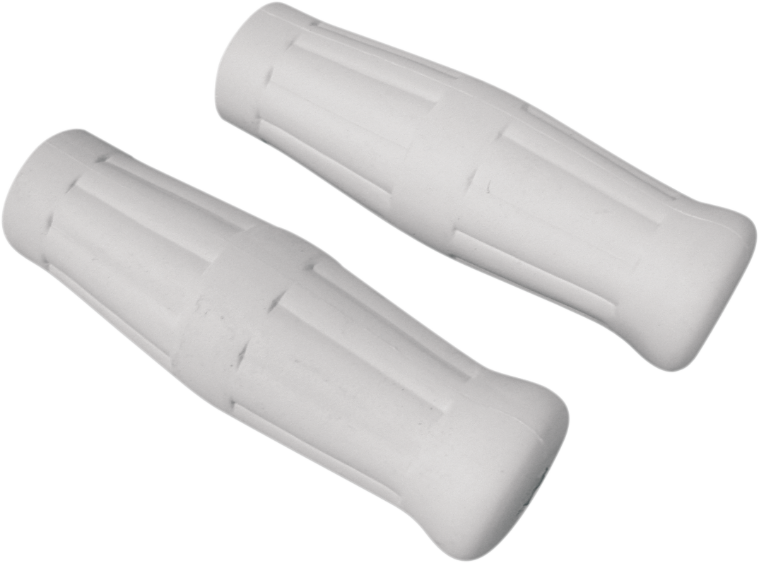 White Radial Rubber Grips