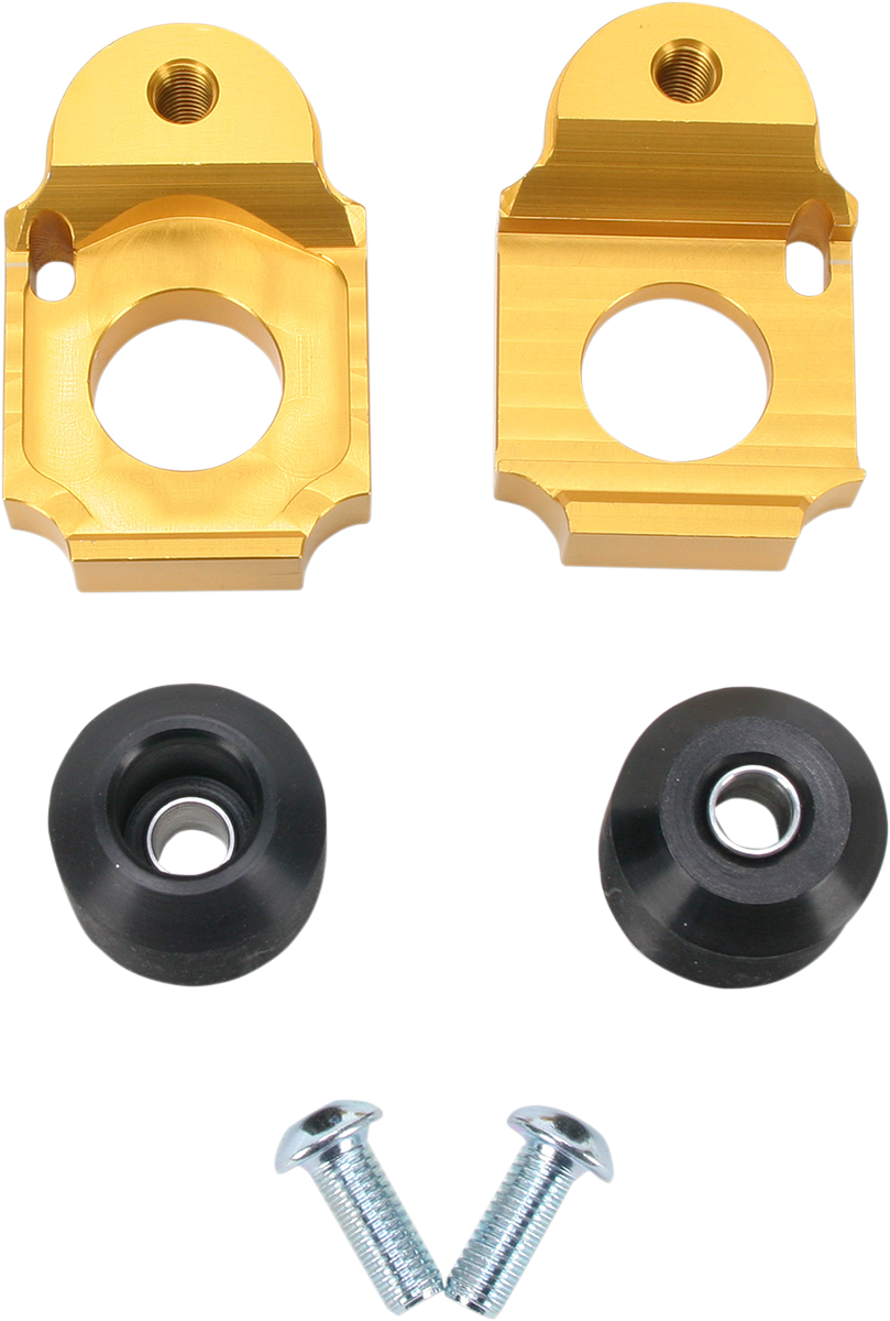 Axle Block Sliders - Suzuki - Gold