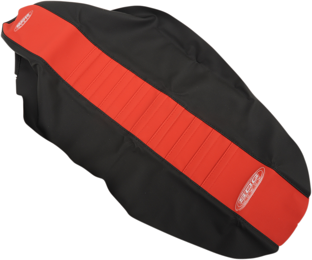 Pleated Seat Cover - Red/Black - CRF 450