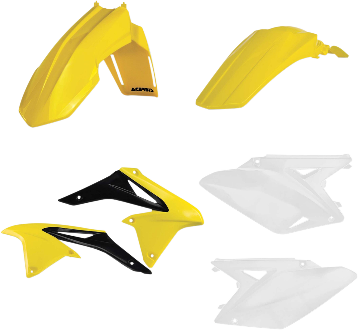 Standard Replacement Body Kit - OE Yellow/White - RMZ250