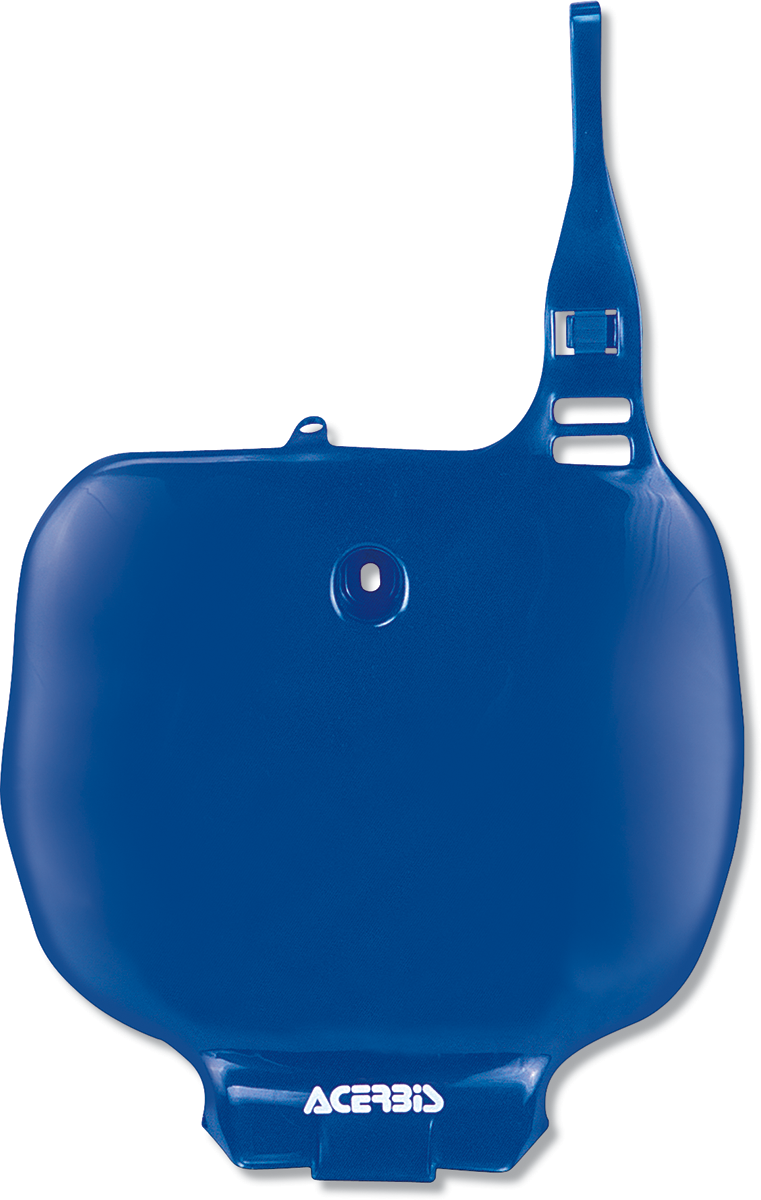 Front Number Plate - Blue - YZ