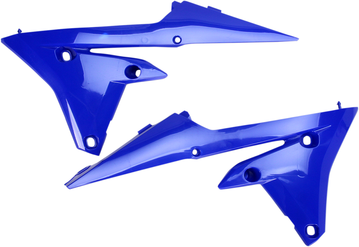Radiator Shrouds - Lower - Blue - YZ
