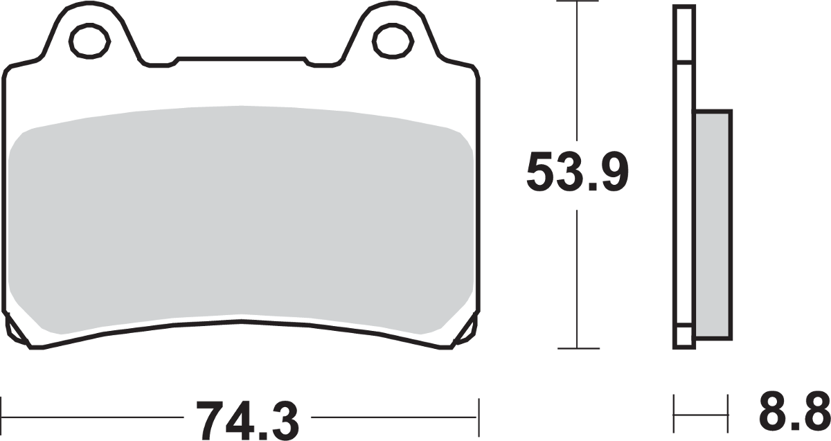 HS Brake Pads - Yamaha - 613HS