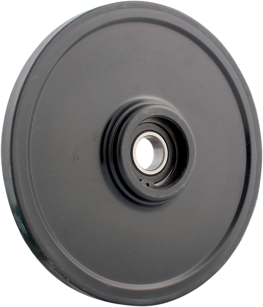 Idler Wheel with Snap Ring/Bearing 6004  - Black - 180 mm OD x 20 mm ID