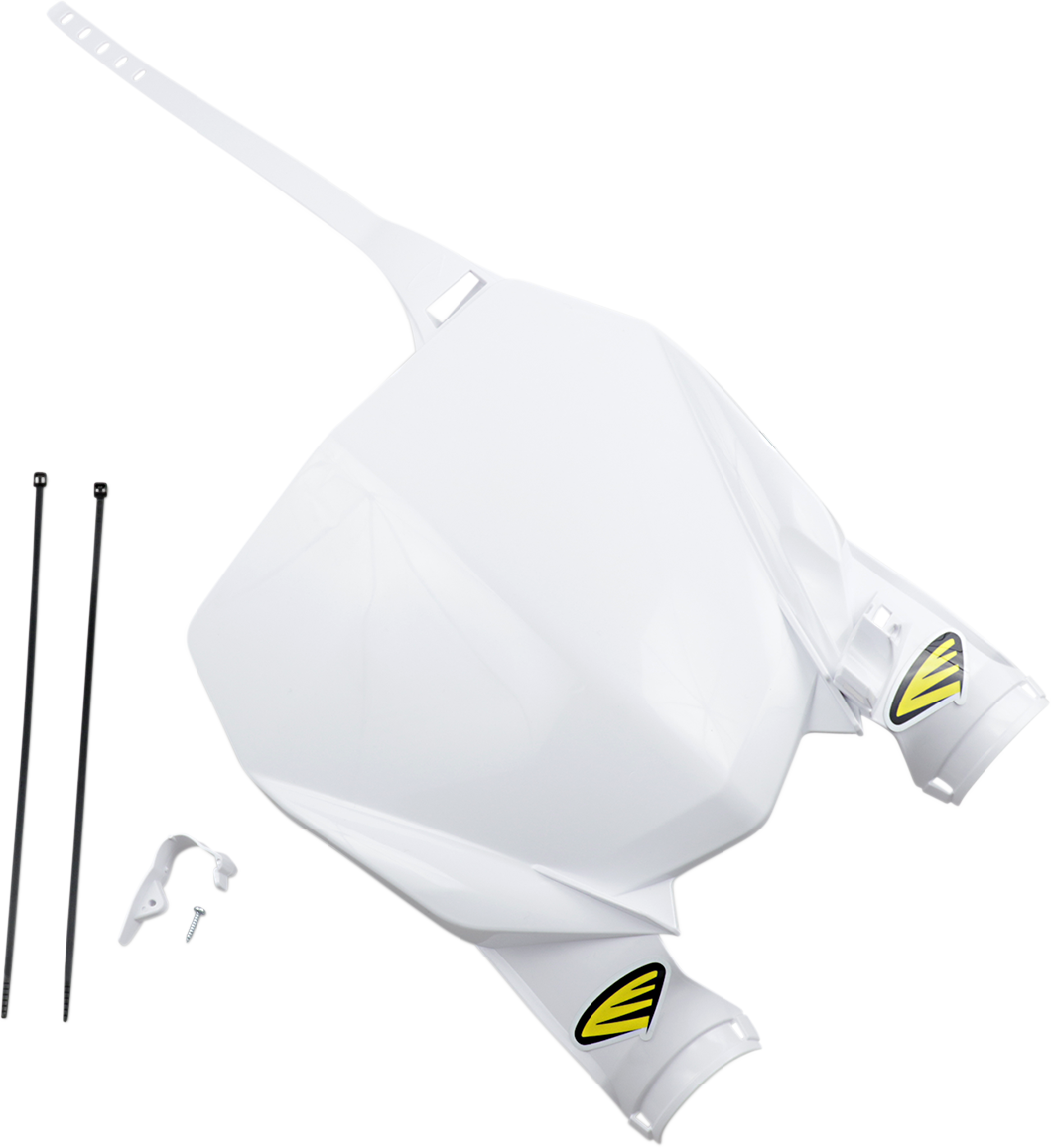 Stadium Number Plate - White - YZF