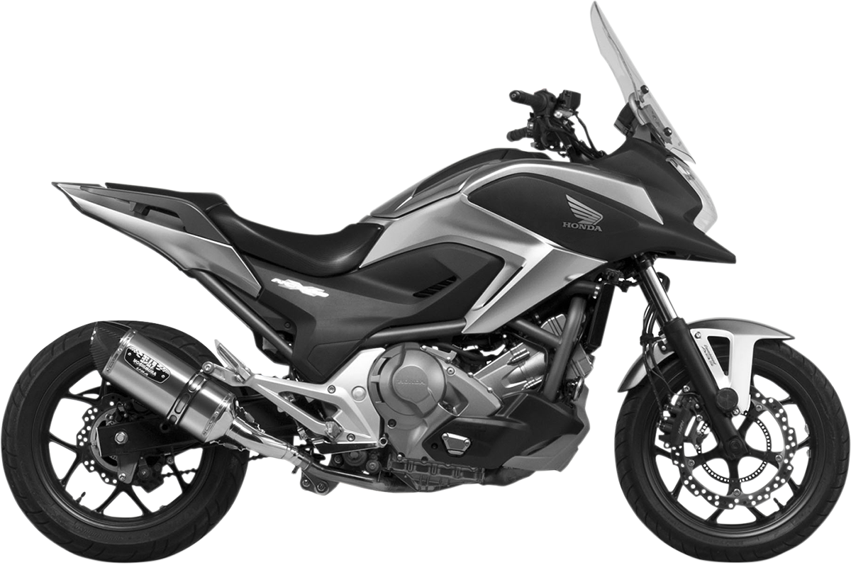 R-77 Muffler - Stainless Steel/Carbon Fiber