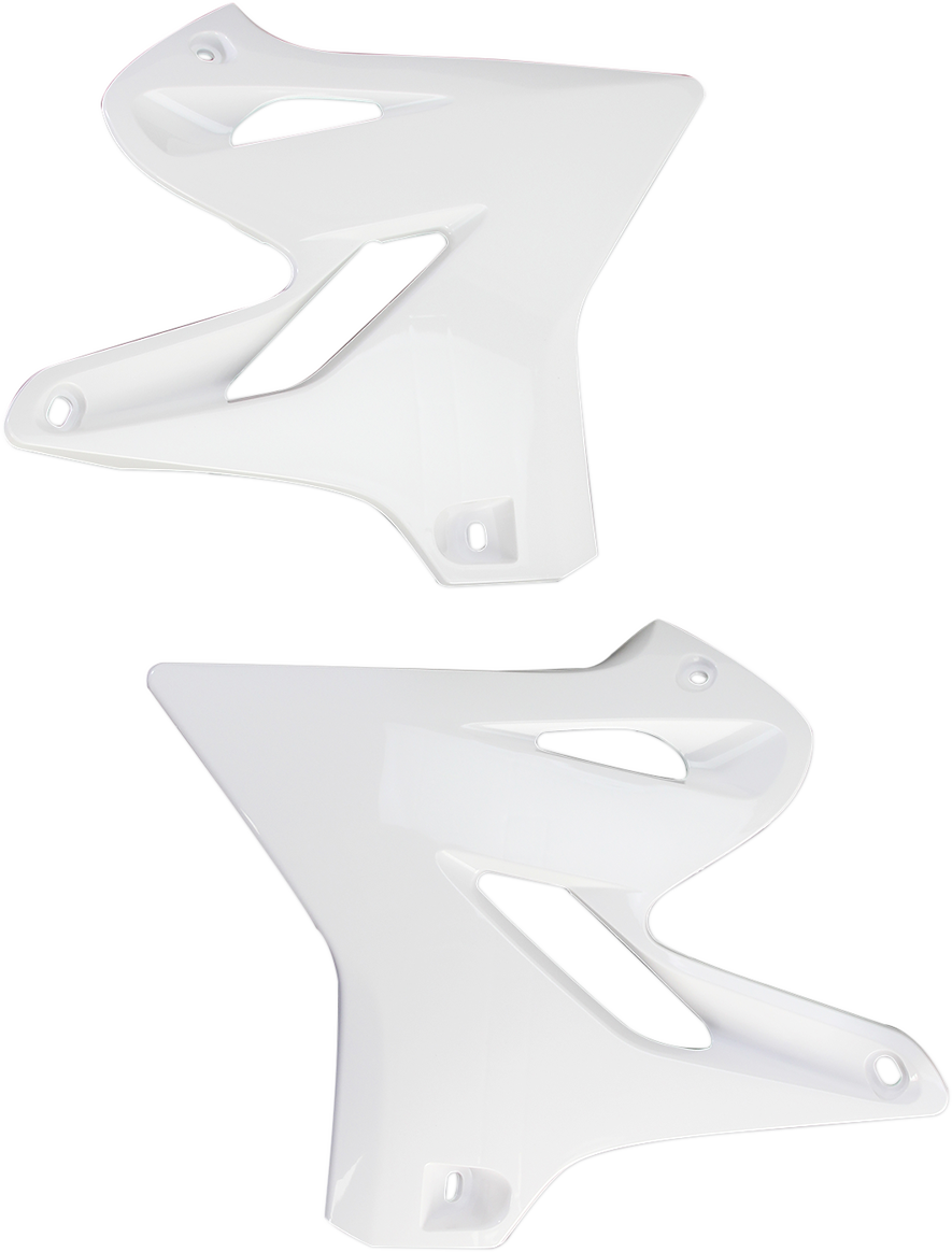 Radiator Shrouds - White - YZ