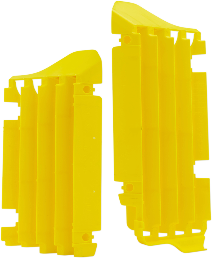 Radiator Louvers - '02 RMZ Yellow - Suzuki