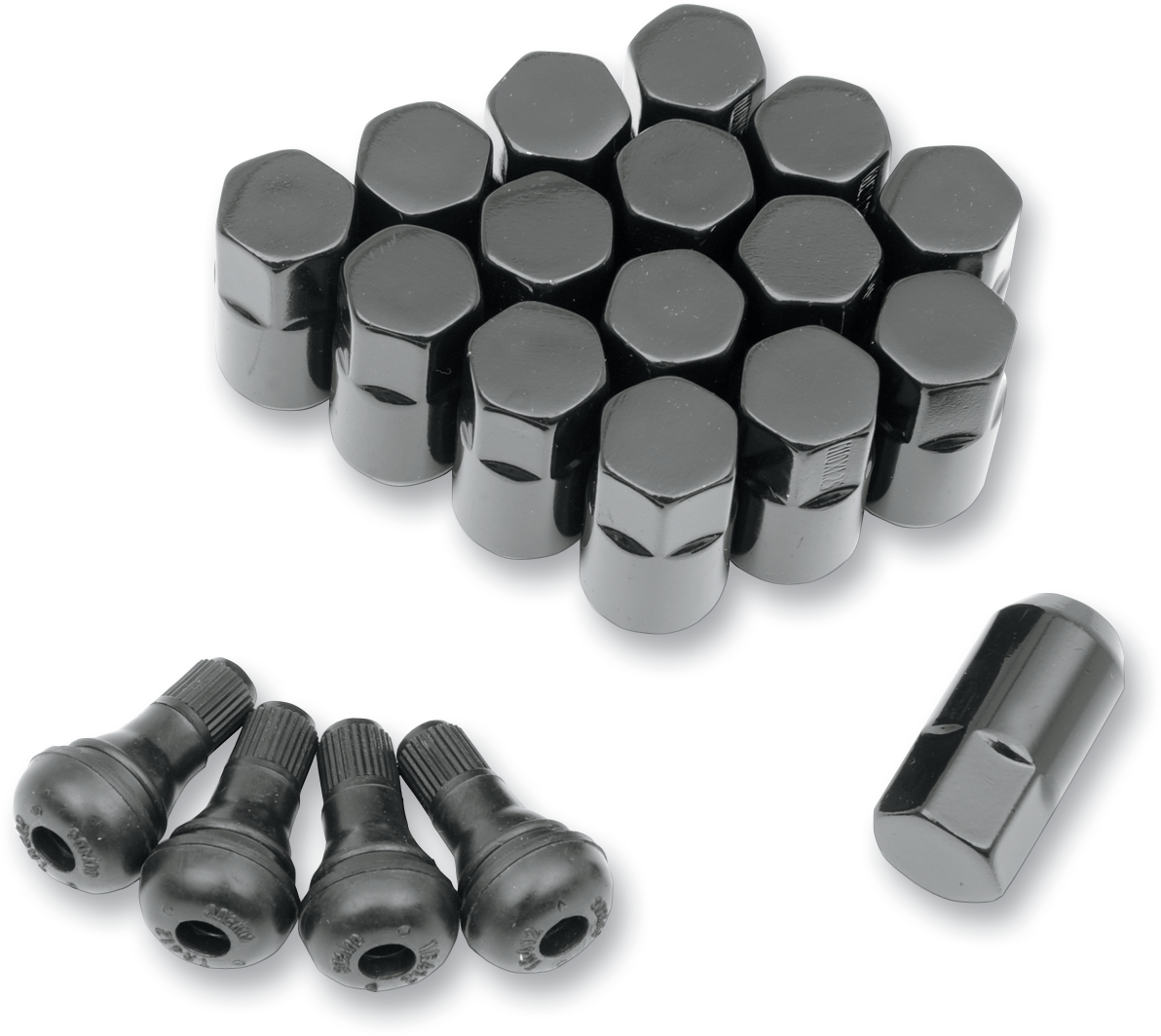 Lug Nut - 10MM - Black - 16 Pack