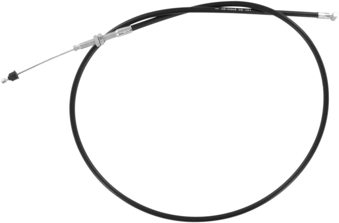 Black Vinyl Clutch Cable for '99 - '05 R6