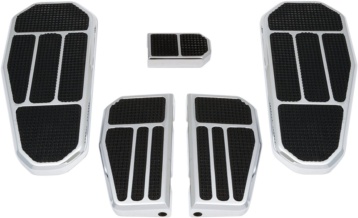 Front/Rear Floorboard Kit - Chrome