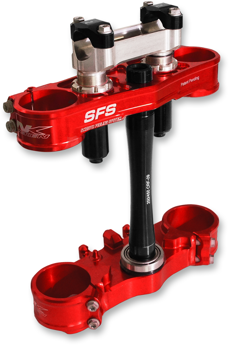 Red SFS Triple Clamp for CRF