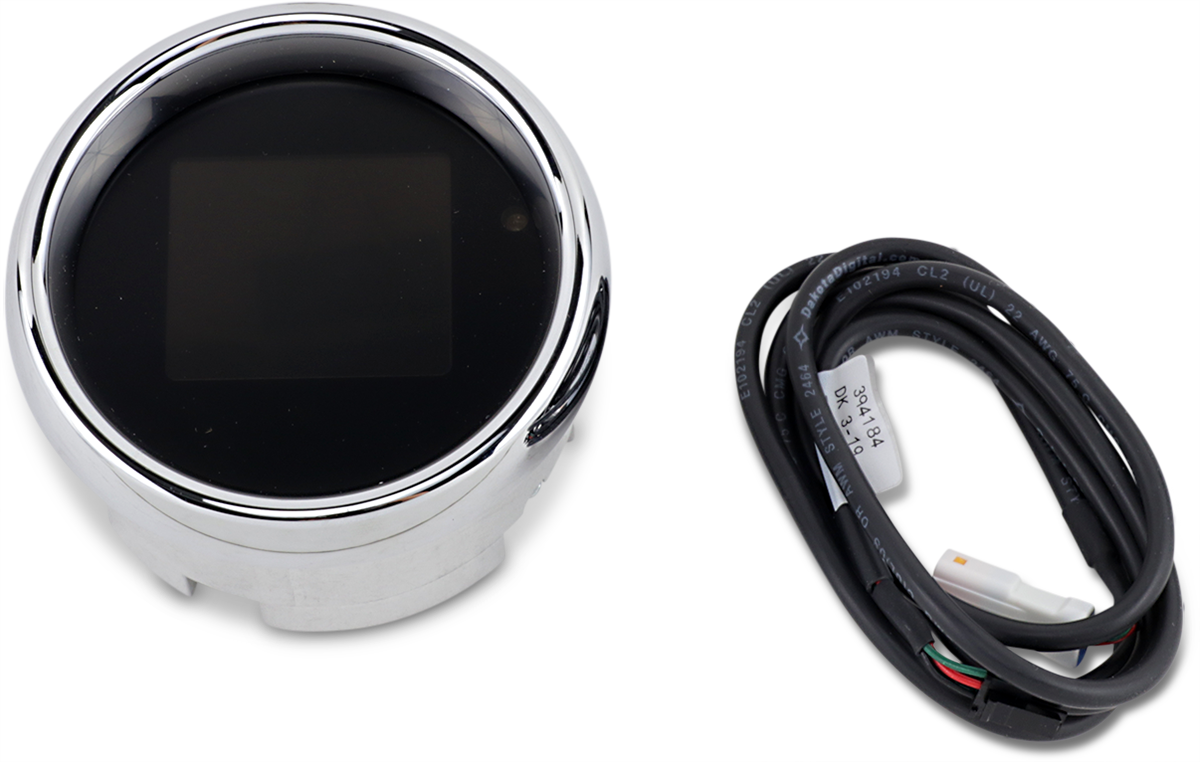 Tank Speedometer - Chrome Bezel - 3-3/8