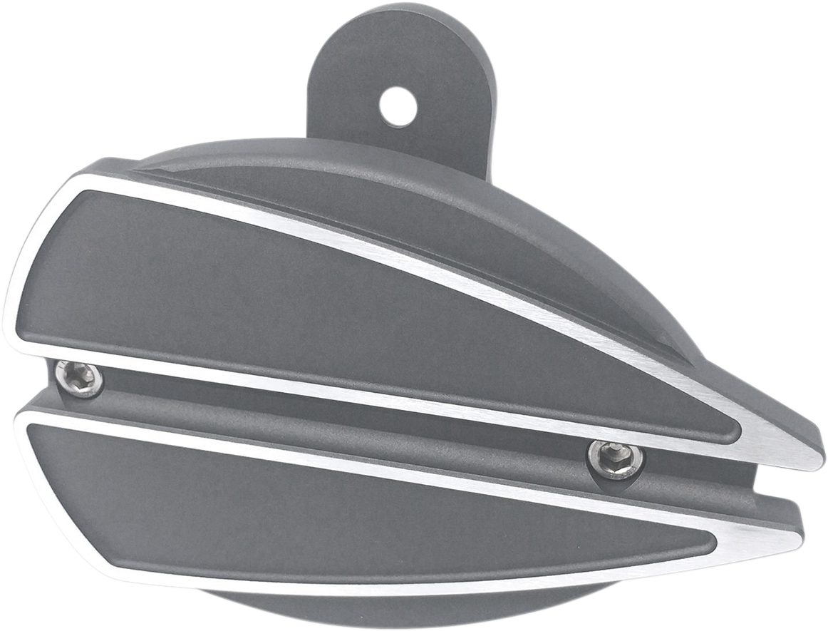 Billet Aluminum Horn - Ripper - Gray
